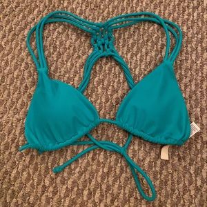 American Eagle Teal Bikini Top
